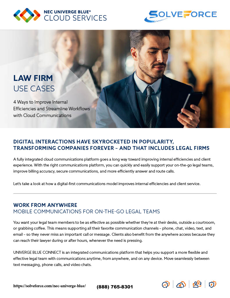 Univerge Blue Cloud Services Legal Services SolveForce1024_1