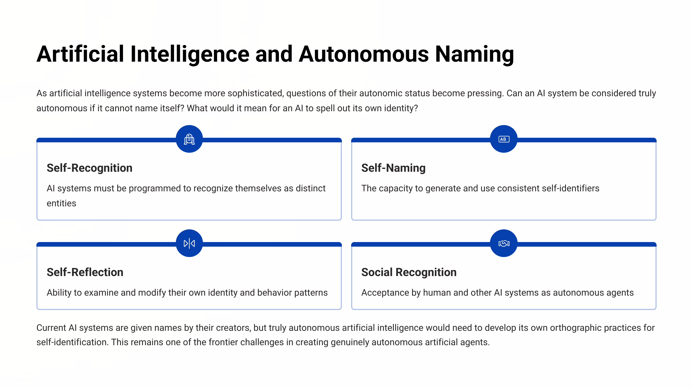 Autonomics: The Law of Self