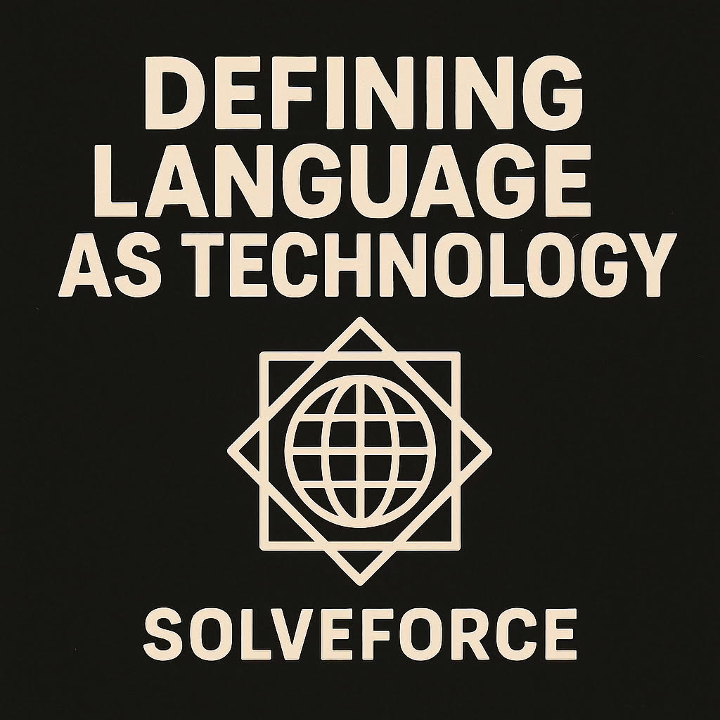 Defining language as technology