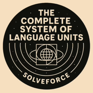 The complete system of language units